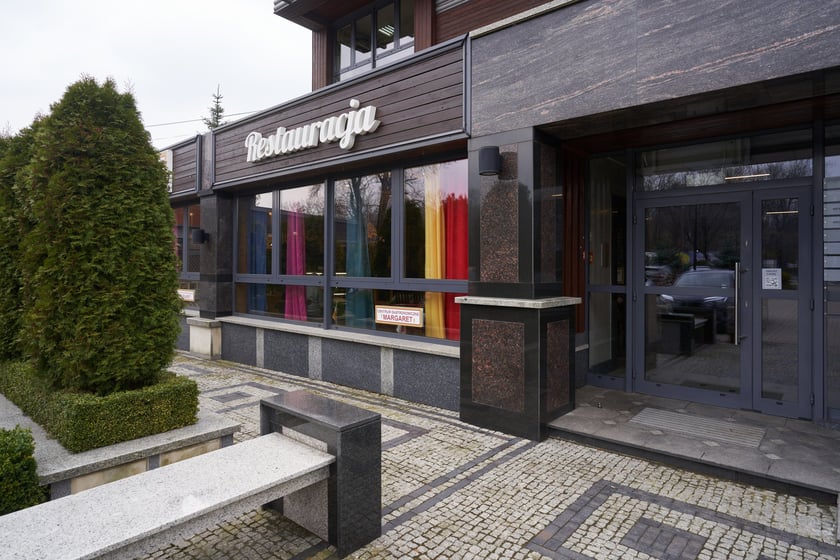 Restauracja Margaret przy ul. Krakowskiej we Wrocławiu, zdjęcie z marca 2023 r.