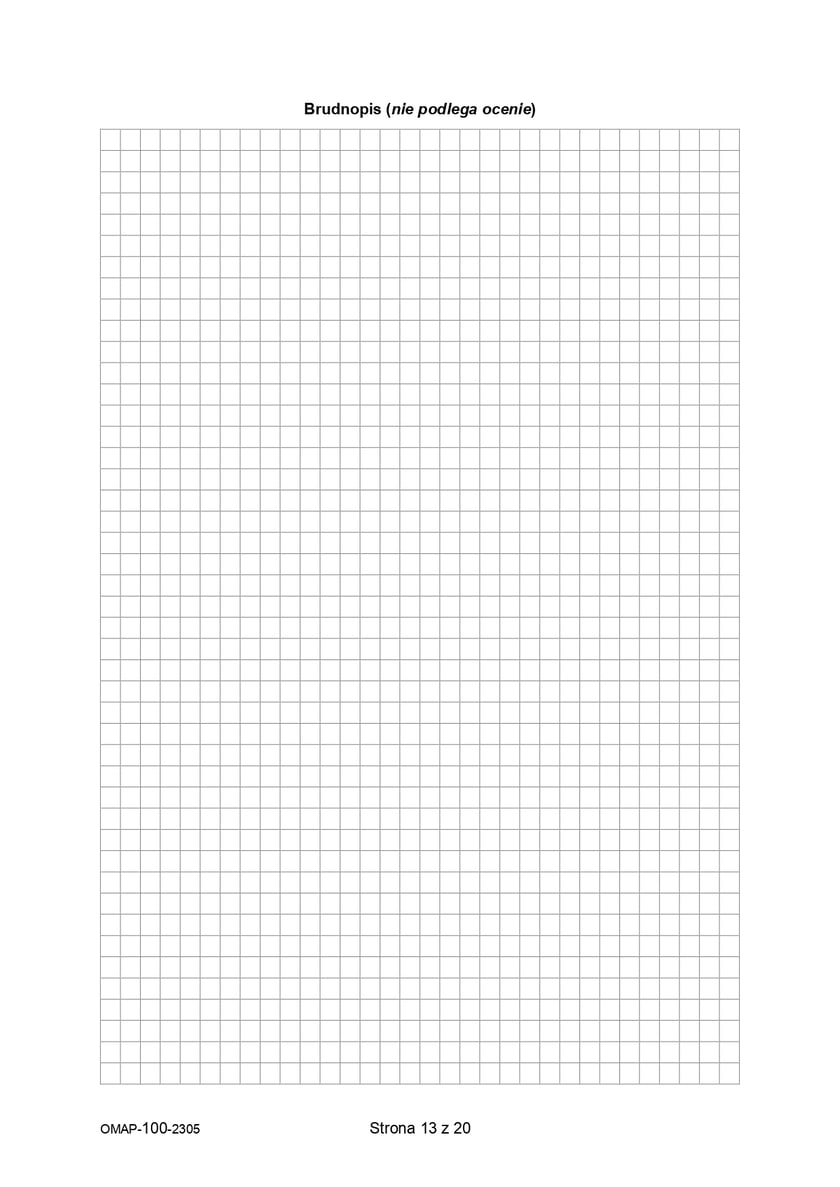 Arkusz egzaminacyjny - matematyka