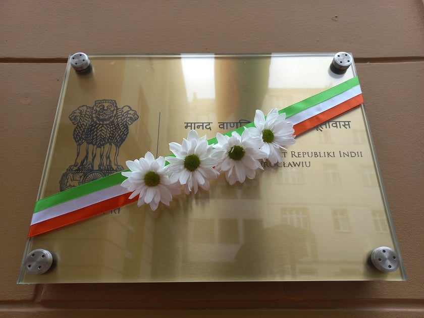 Otwarcie nowej siedziby Konsulatu Indii we Wrocławiu.