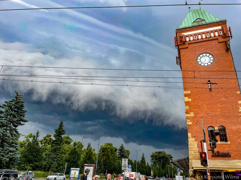 Wał szkwałowy nad Wrocławiem