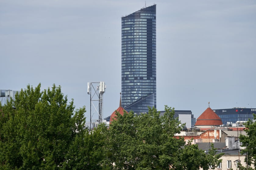 Panorama Wrocławia widziana z Trzonoliniowca