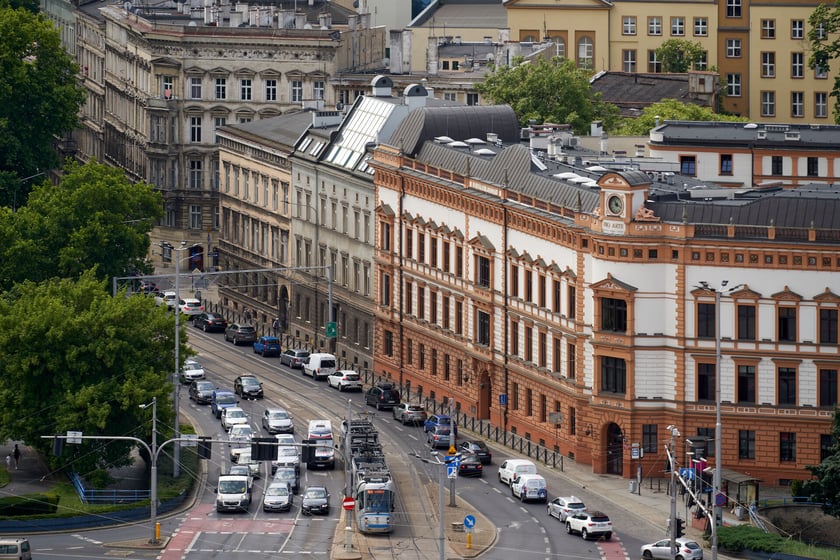 Panorama Wrocławia z dachu Atal Towers