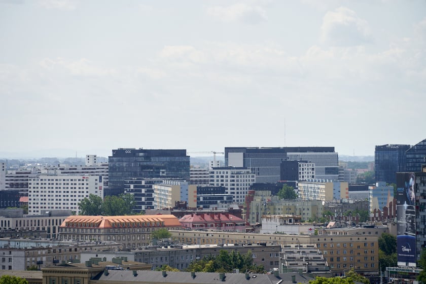Panorama Wrocławia z dachu Atal Towers