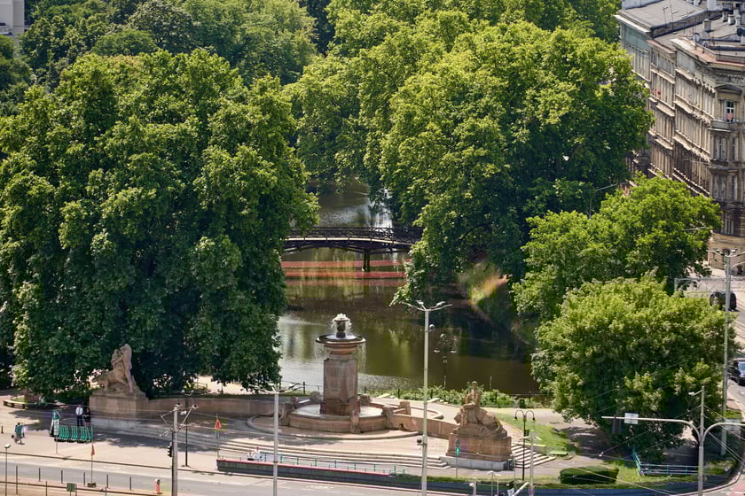 Panorama Wrocławia z dachu Atal Towers