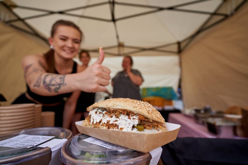 Festiwal kulinarny Delicje Regionów na wrocławskim Rynku