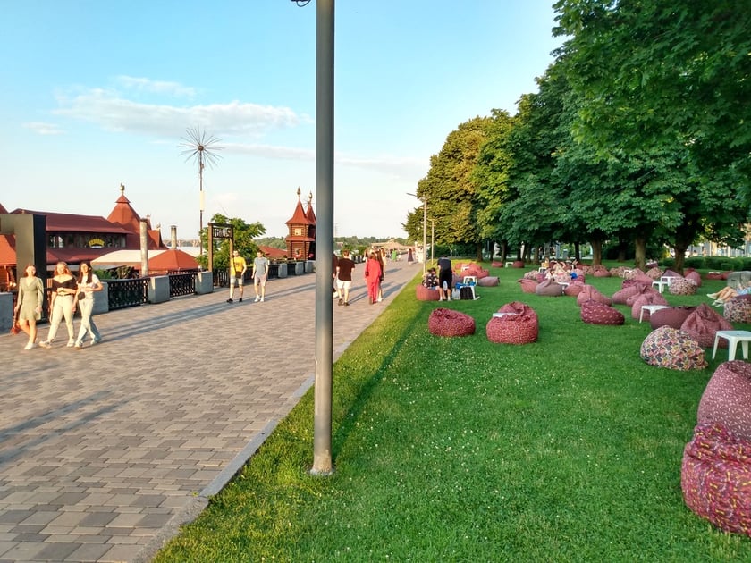 Dnipro. Bulwar nad Dnieprem