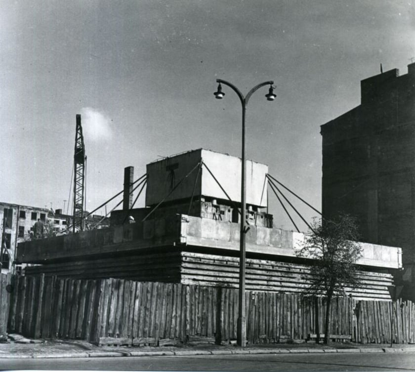 Trzonolinowiec w budowie