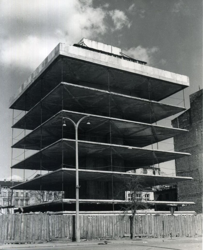 Trzonolinowiec w budowie