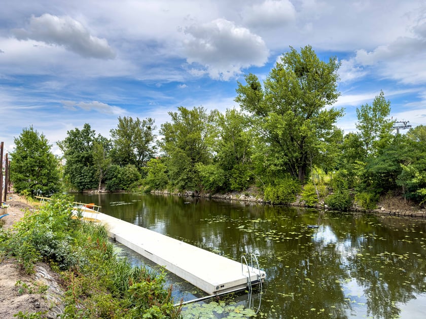Pomost przy Beach Barze Port Węglowy
