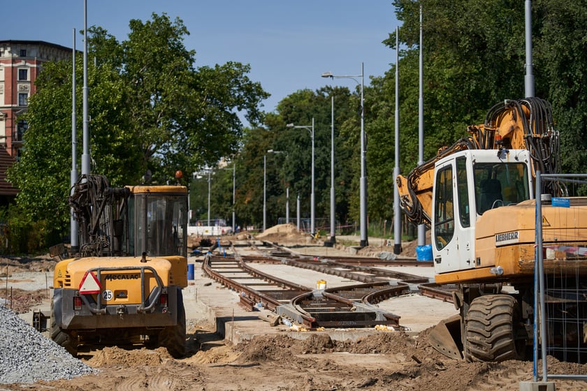 Przebudowa placu Staszica i ulicy Pomorskiej w sierpniu 2023 roku