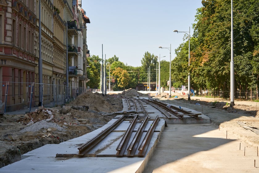 Przebudowa placu Staszica i ulicy Pomorskiej w sierpniu 2023 roku