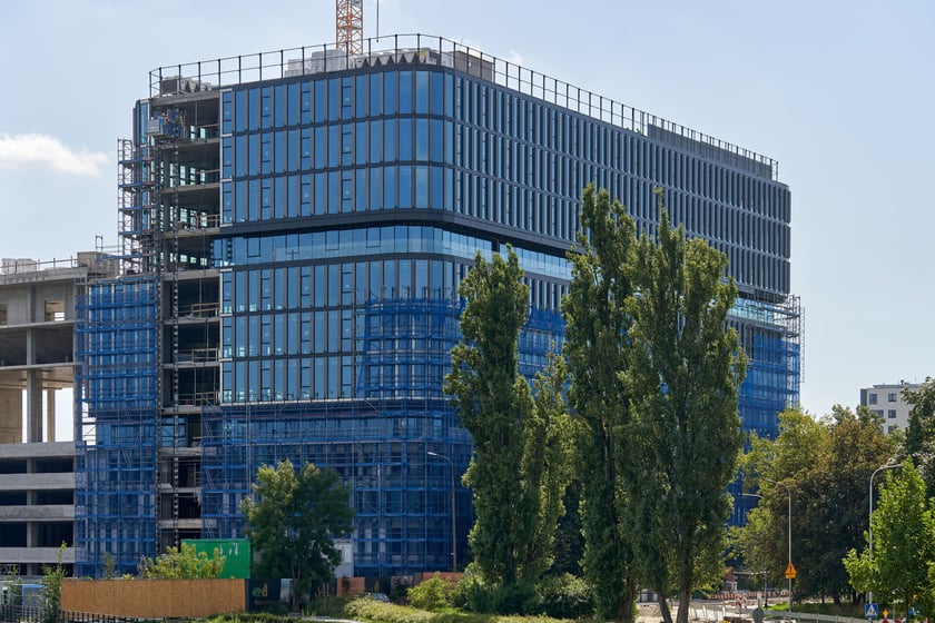 Kompleks Quorum przy ul. Sikorskiego - zdjęcia z budowy z końca sierpnia 2023 r.