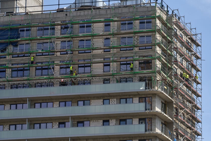 Kompleks Quorum przy ul. Sikorskiego - zdjęcia z budowy z końca sierpnia 2023 r.