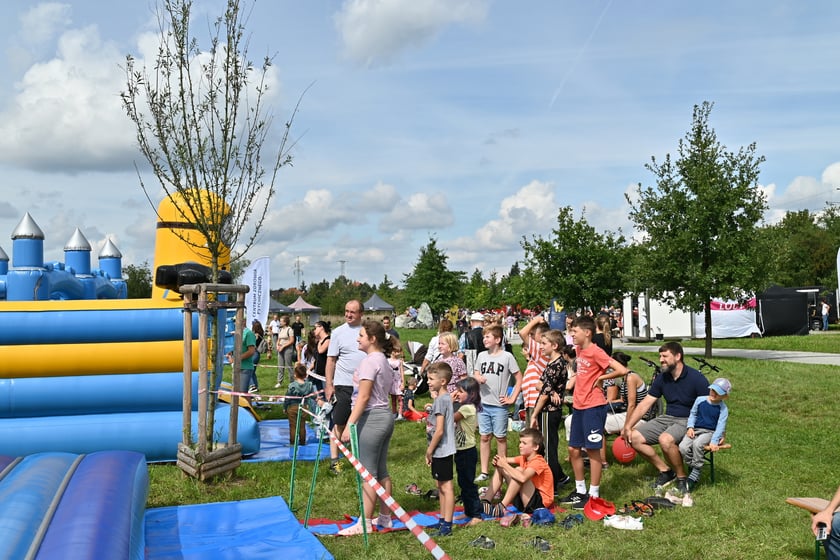 Festiwal Pierwszej Pomocy w parku Tysiąclecia.