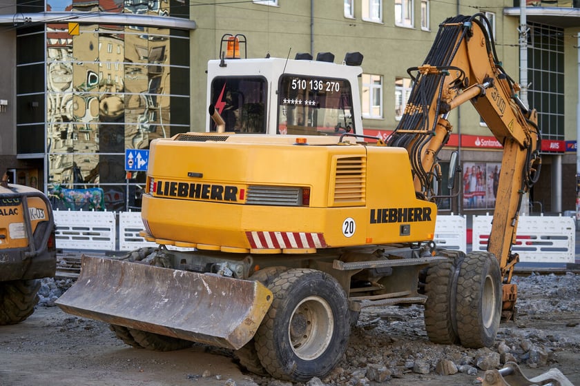 Przebudowa torowiska na skrzyżowaniu Piłsudskiego i Świdnickiej we Wrocławiu, 5.09.2023