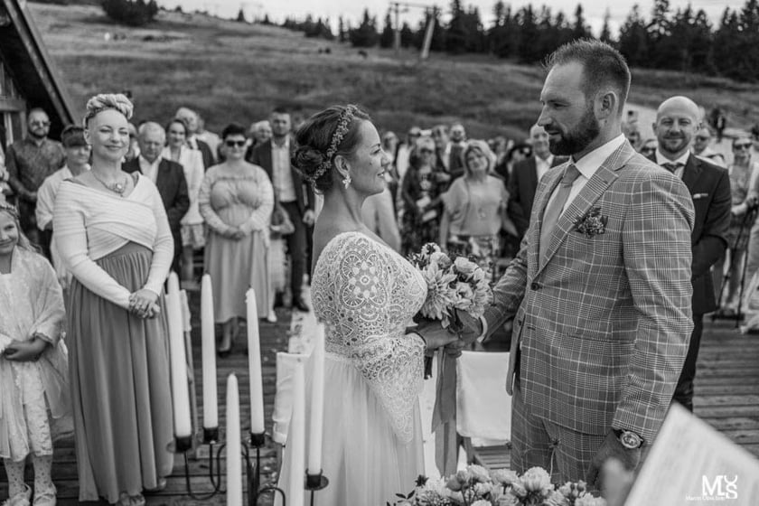 Wesele Joanny i Oskara Krzewińskich na Hali Szrenickiej