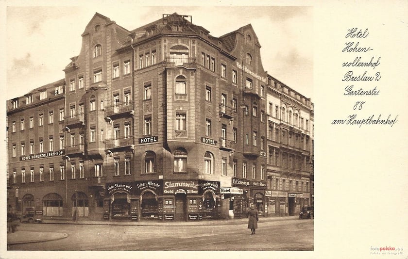 Ul. Piłsudskiego we Wrocławiu na początku XX wieku