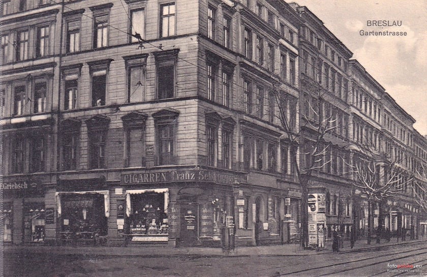 Ul. Piłsudskiego we Wrocławiu na początku XX wieku