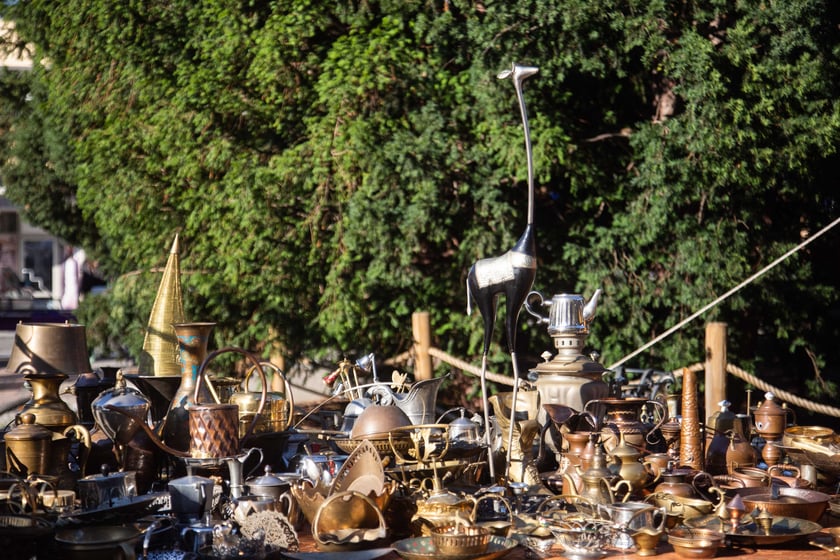 Targ staroci przy katedrze Marii Magdaleny przy ul. Szewskiej we Wrocławiu