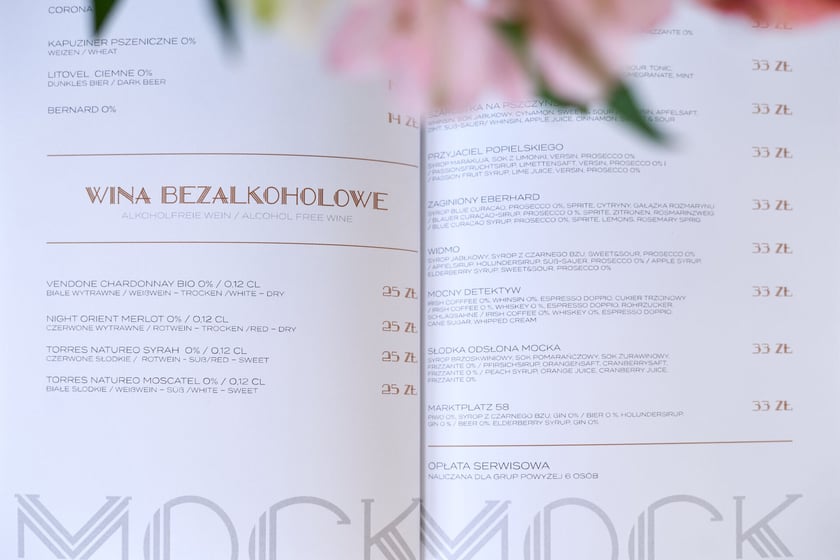 Restauracja MOCK przy Świdnickiej