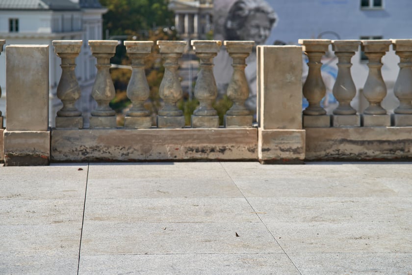 Bastion Sakwowy (Wzgórze Partyzantów) w remoncie we wrześniu 2023 roku