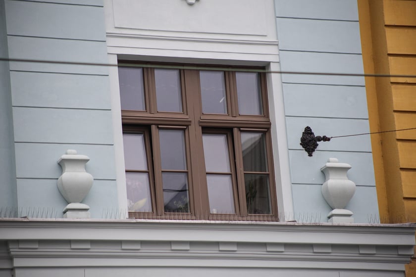 Uroczyste odsłonięcie tablicy pamiątkowej na wyremontowanym budynku należącym kiedyś do fabryki Otto Beckmann