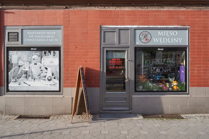 Sklep mięsny przy Traugutta z zabytkowym wnętrzem