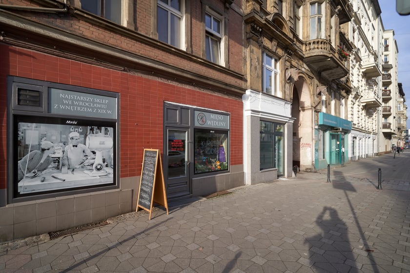 Sklep mięsny przy Traugutta z zabytkowym wnętrzem
