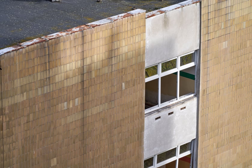 Wyburzanie budynku po przychodni Practimed, 24 października 2023