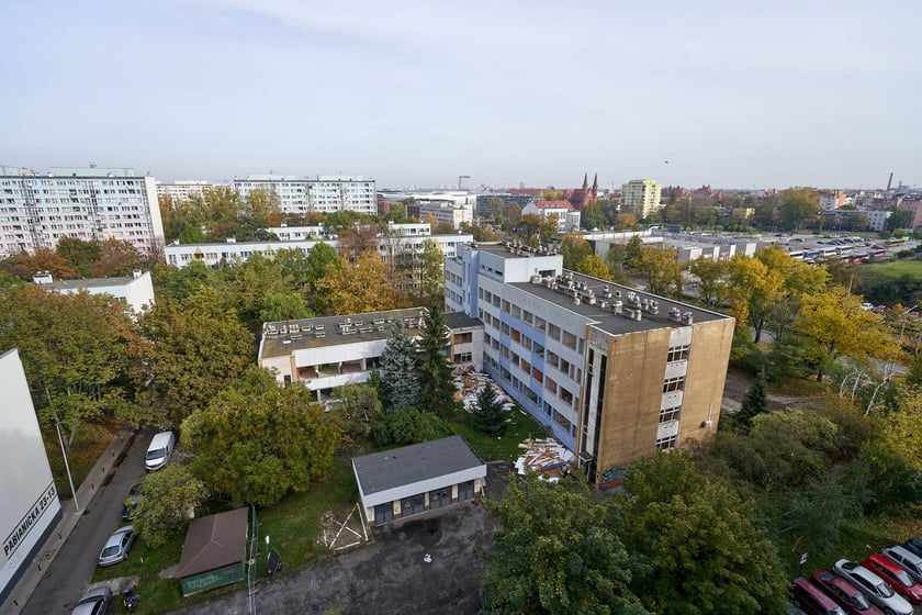 Wyburzanie budynku po przychodni Practimed, 24 października 2023