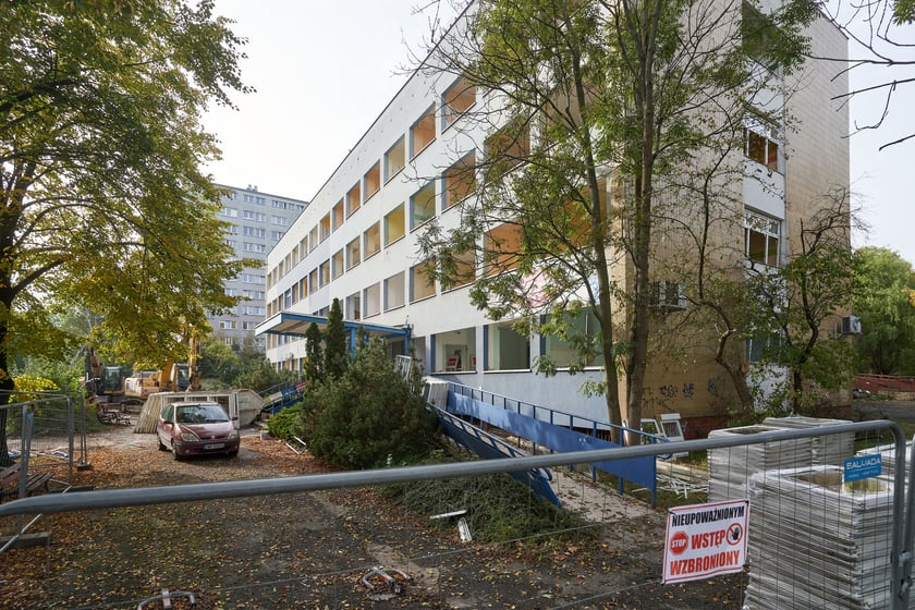 Wyburzanie budynku po przychodni Practimed, 24 października 2023