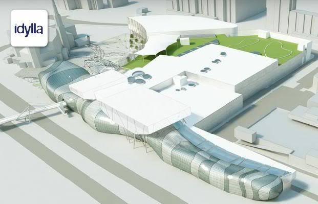 Projekt koncepcyjny galerii Idylla Wrocławska przy ul. Na Ostatnim Groszu