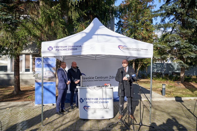 Uroczystość wmurowania kamienia węgielnego pod budowę siedziby Centrum Zdrowia Psychicznego