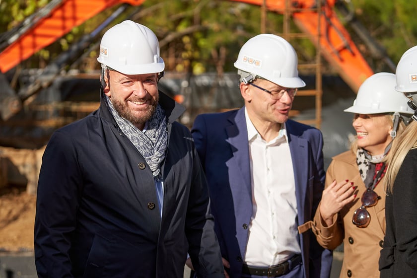 Uroczystość wmurowania kamienia węgielnego pod budowę siedziby Centrum Zdrowia Psychicznego