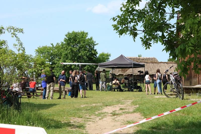 Plan zdjęciowy w Parku Etnograficznego w Tokarnii w Gminie Chęciny