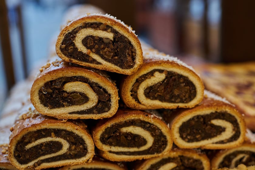 Asortyment domków Jarmarku Bożonarodzeniowego Wrocław 2022/2024