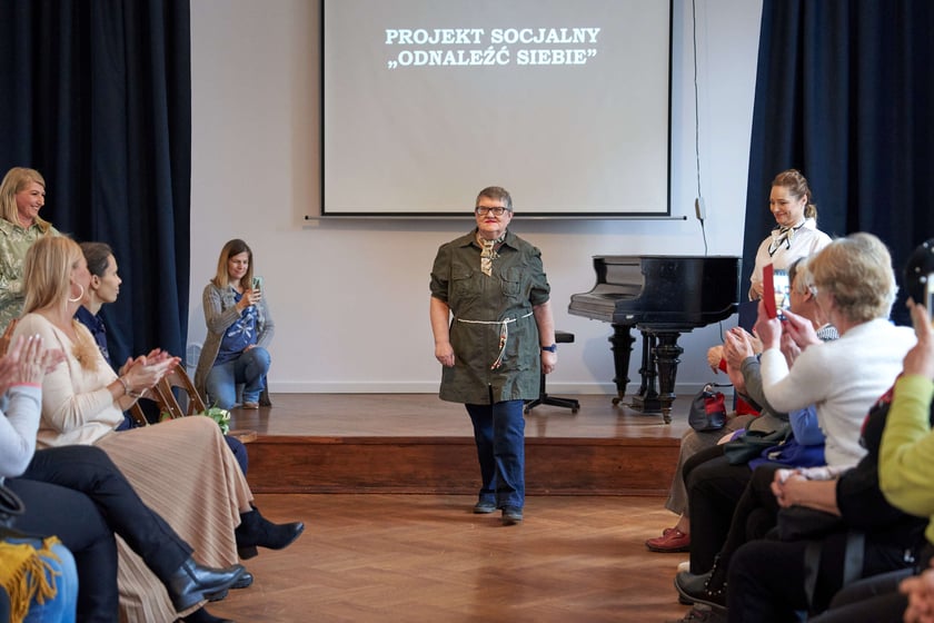 Pokaz mody - finał projektu "Odnaleźć siebie"