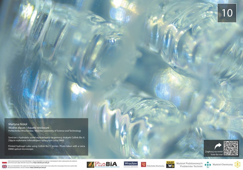 Sześcian z hydrożelu