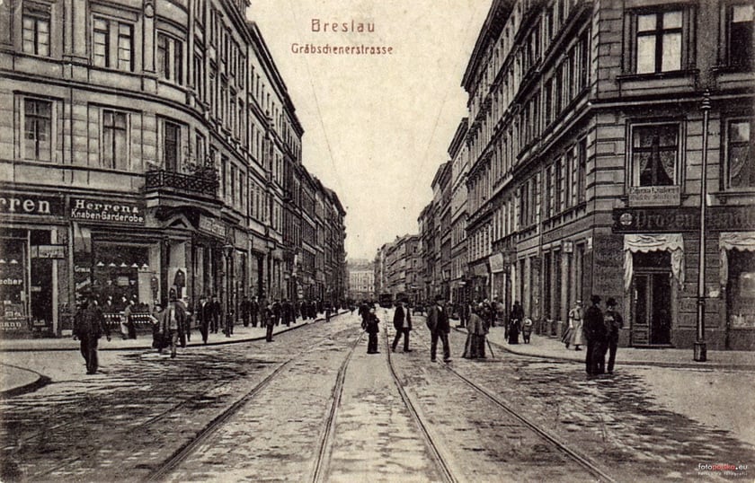 Ulica Grabiszyńska 100 lat temu
