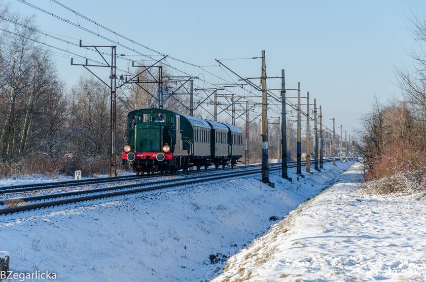 Pociąg retro we Wrocławiu