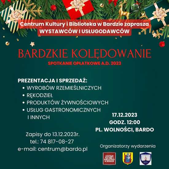 Program jarmarku świątecznego