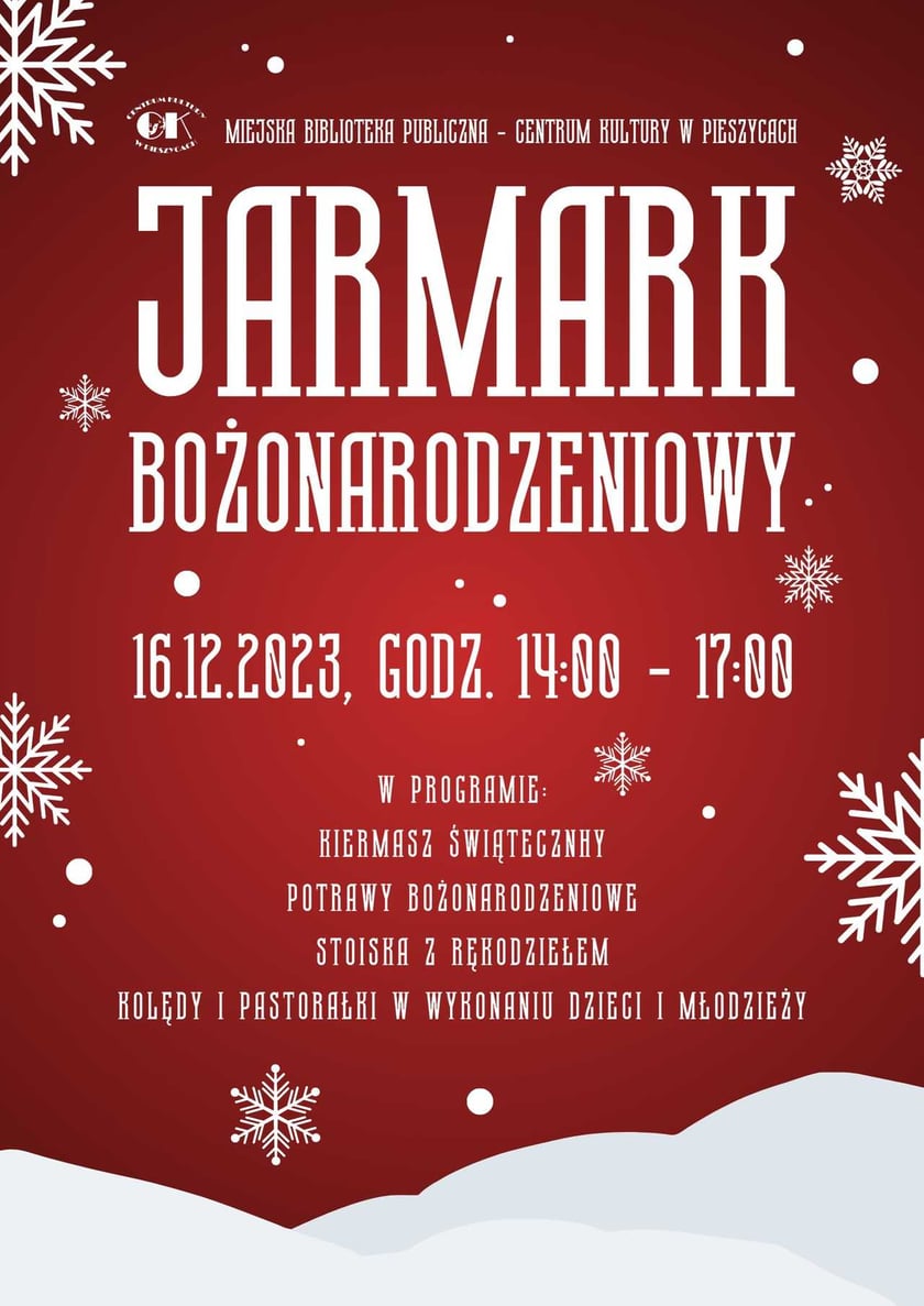 Program jarmarku świątecznego
