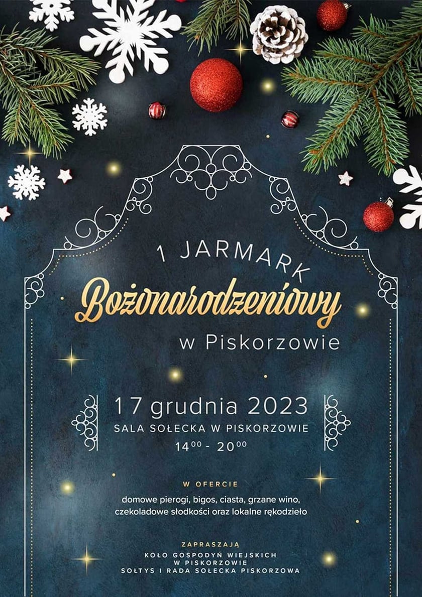 Program jarmarku świątecznego