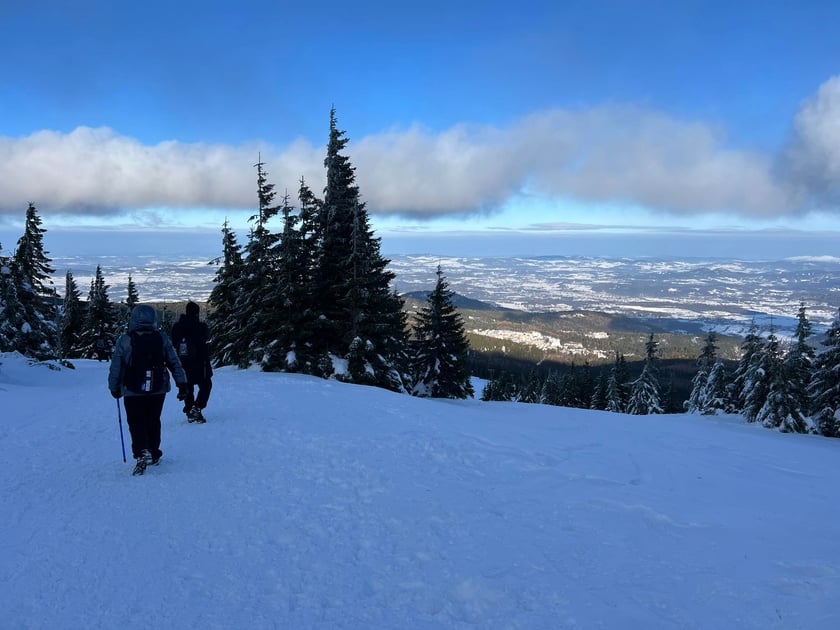 W VI Zimowym Wejściu na Śnieżkę wzięło udział kilkadziesiąt osób