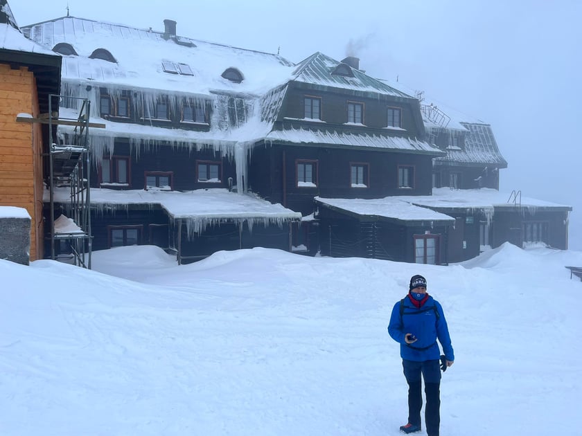 W VI Zimowym Wejściu na Śnieżkę wzięło udział kilkadziesiąt osób