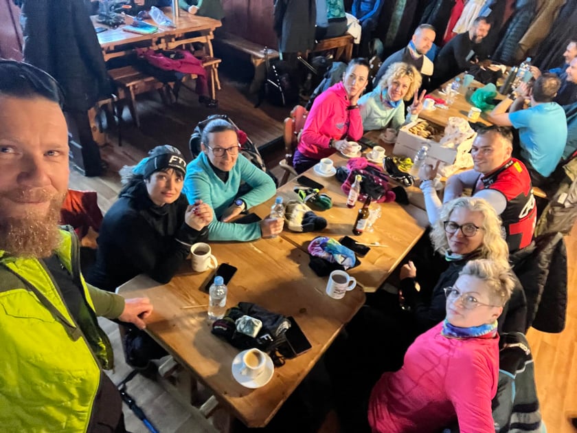 W VI Zimowym Wejściu na Śnieżkę wzięło udział kilkadziesiąt osób