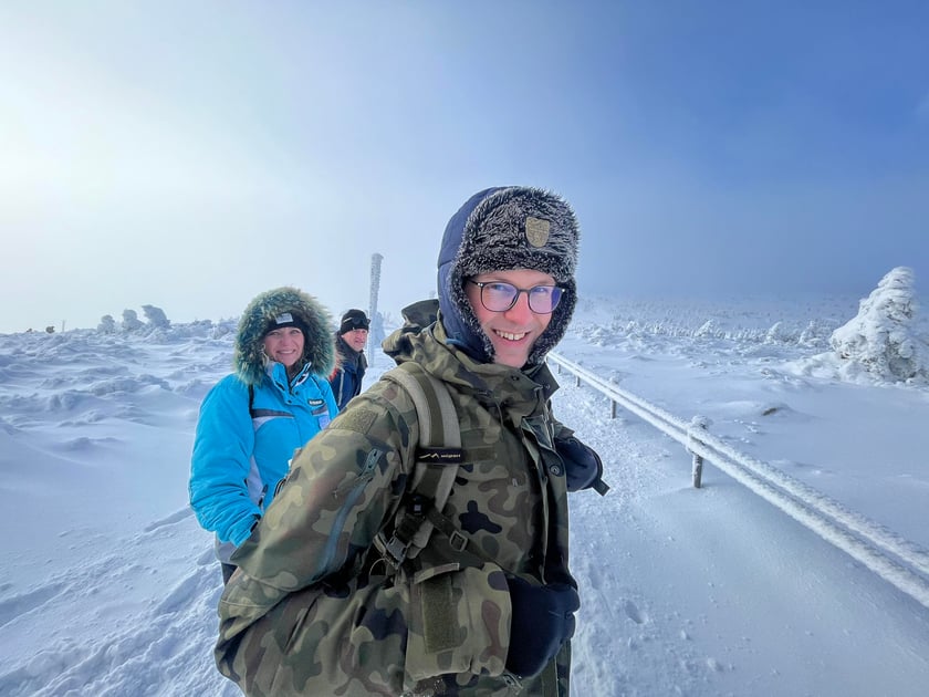W VI Zimowym Wejściu na Śnieżkę wzięło udział kilkadziesiąt osób
