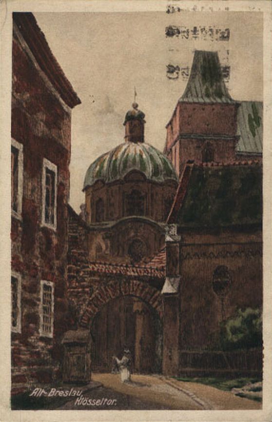 Ostrów Tumski 100 lat temu