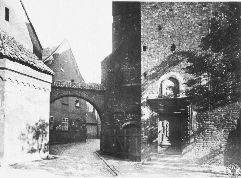 Ostrów Tumski 100 lat temu