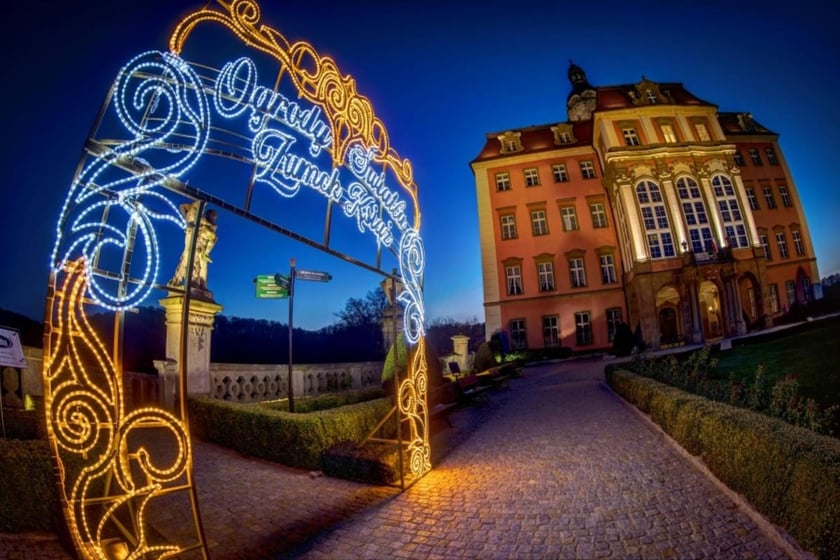 Ogrody Światła w Zamku Książ